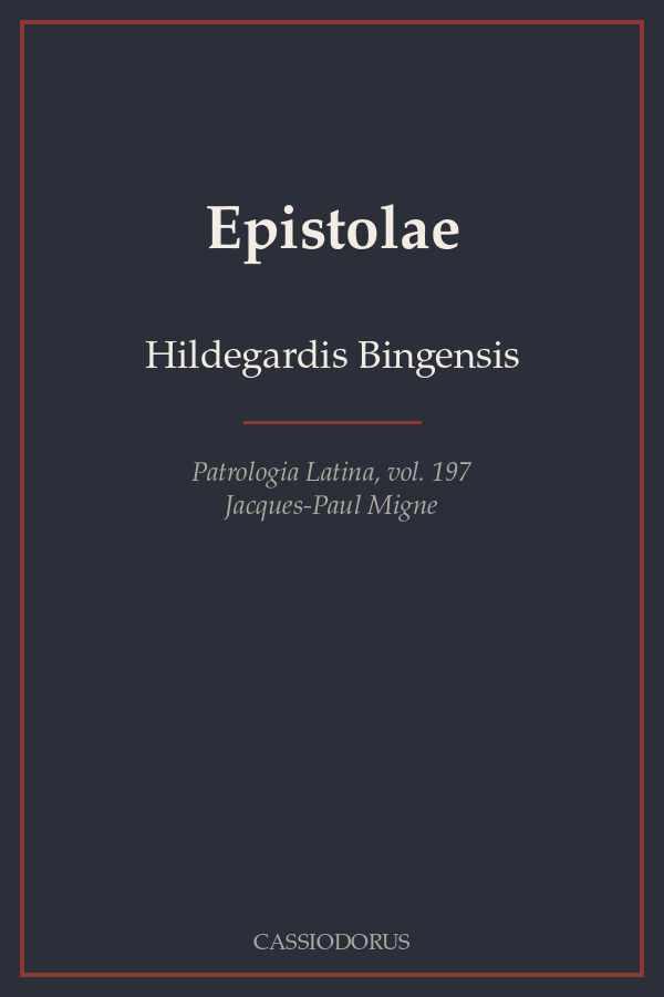 Epistolae cover