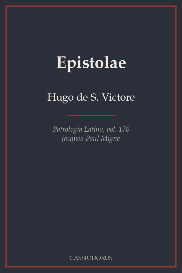 Epistolae cover