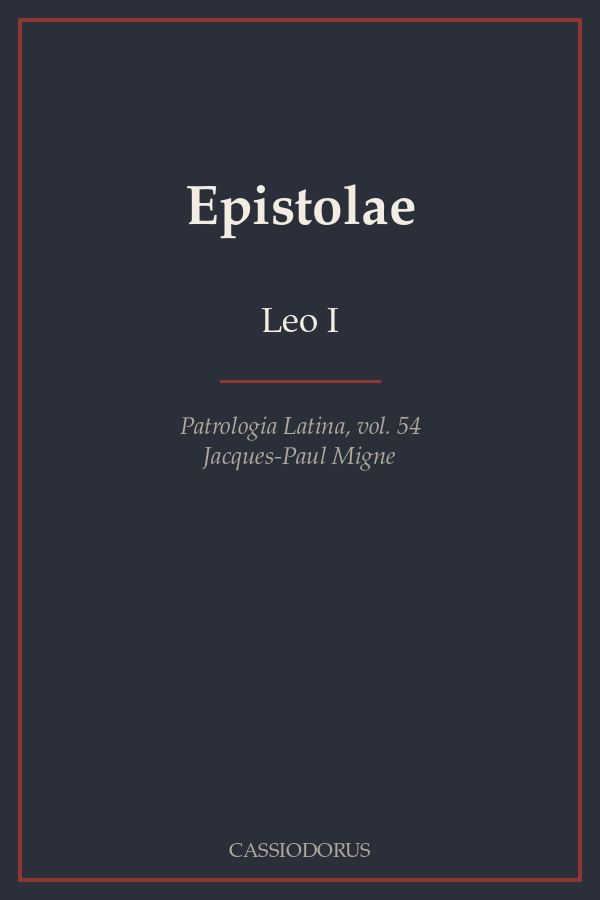 Epistolae cover