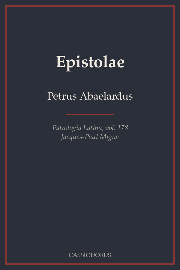 Epistolae cover