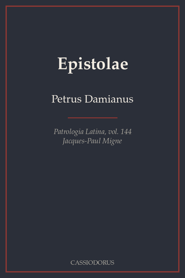 Epistolae cover