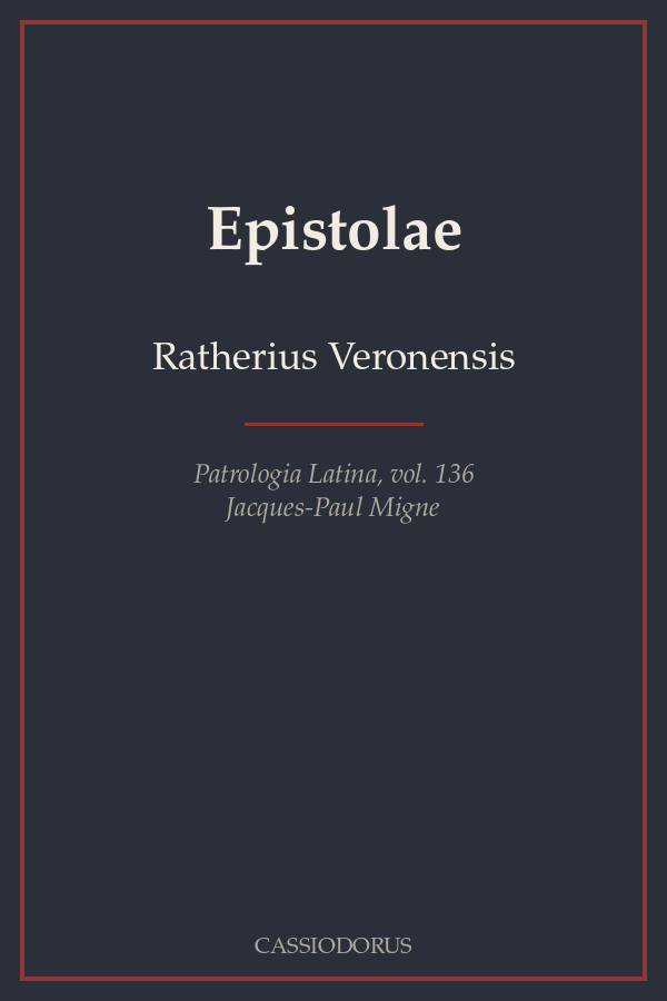 Epistolae cover