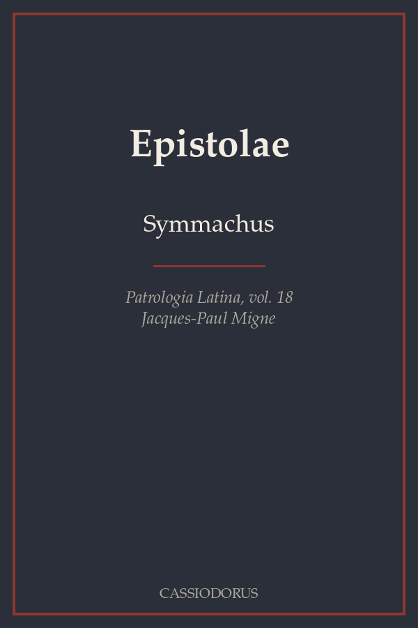 Epistolae cover