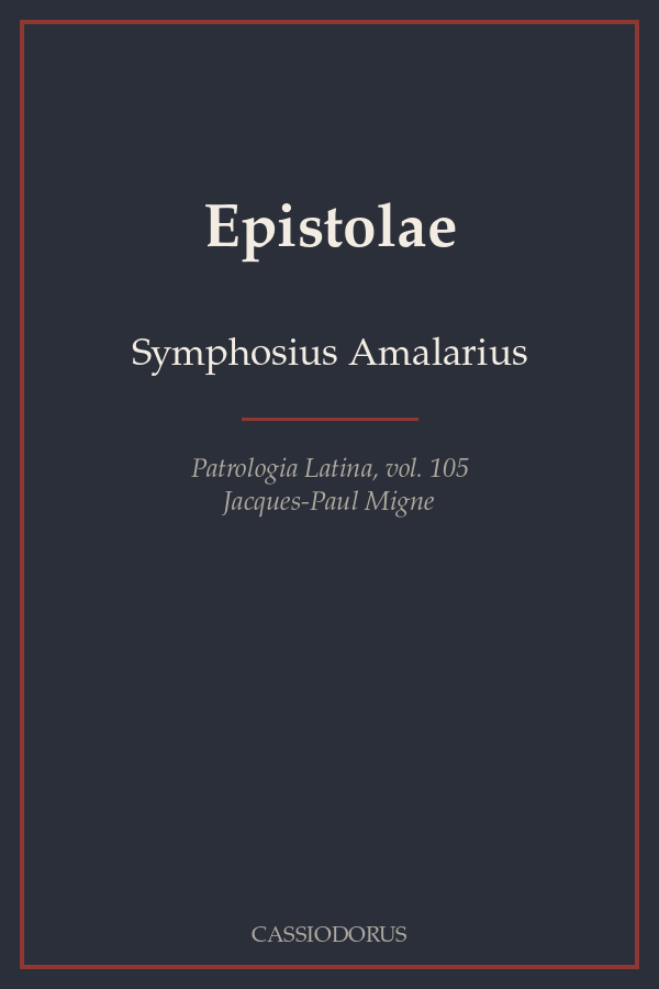 Epistolae cover
