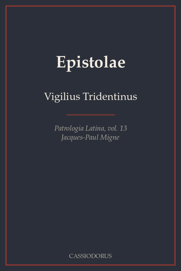 Epistolae cover