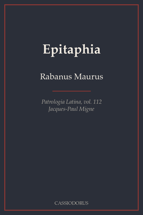 Epitaphia cover