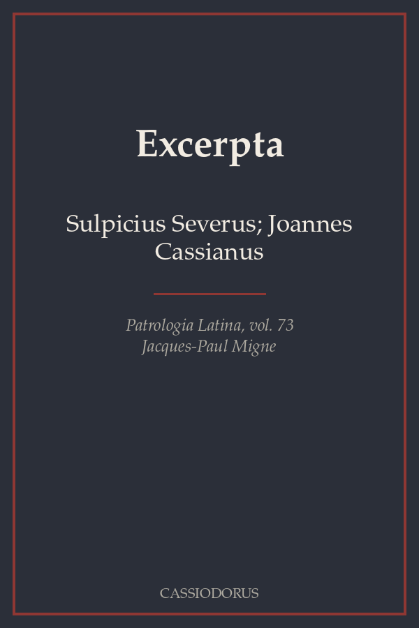 Excerpta cover