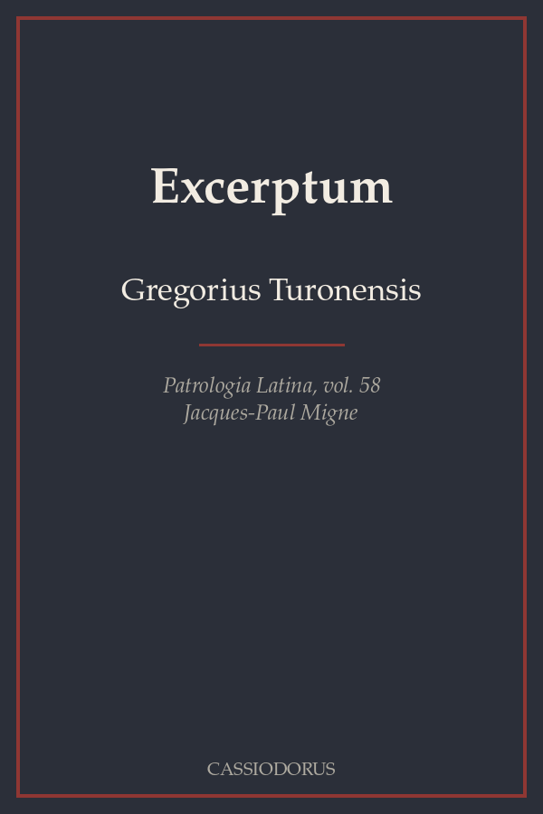 Excerptum cover