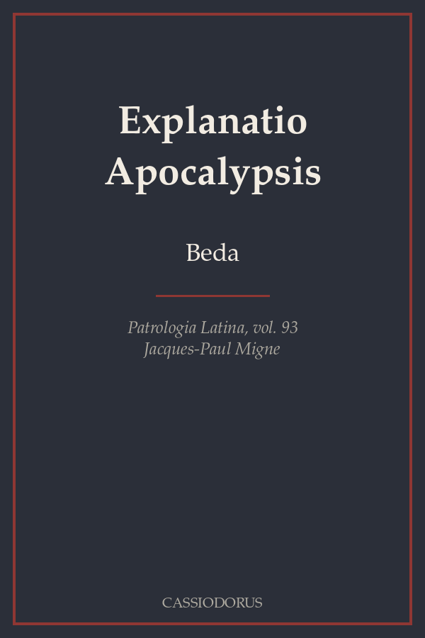 Explanatio Apocalypsis cover