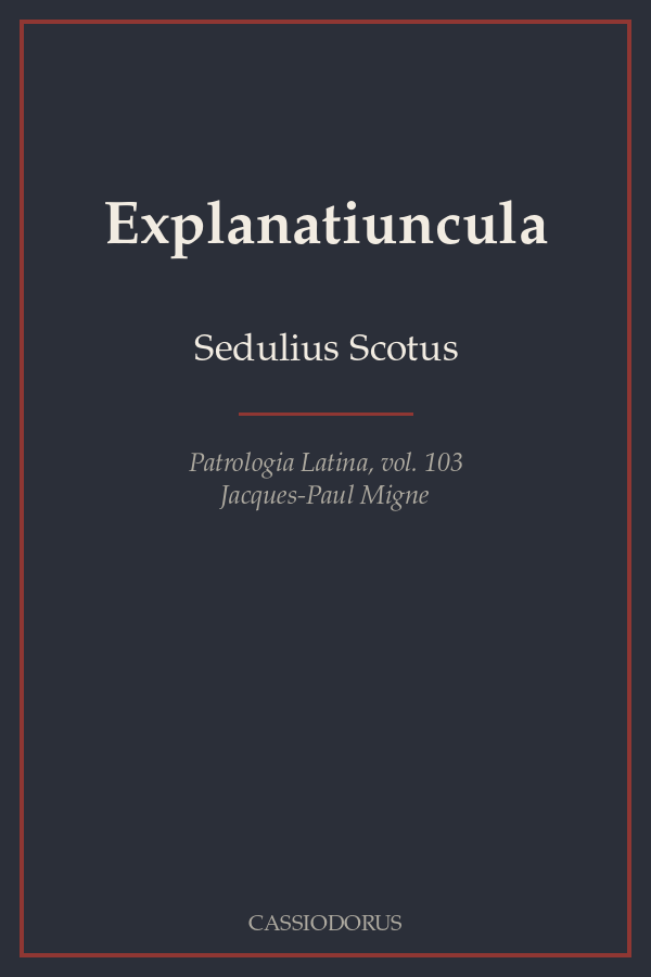 Explanatiuncula cover