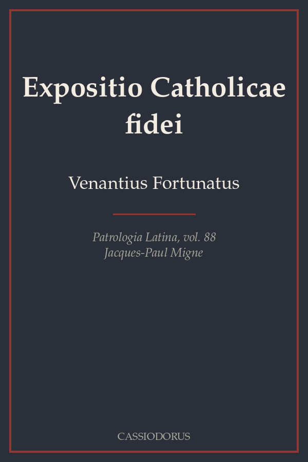 Expositio Catholicae fidei cover