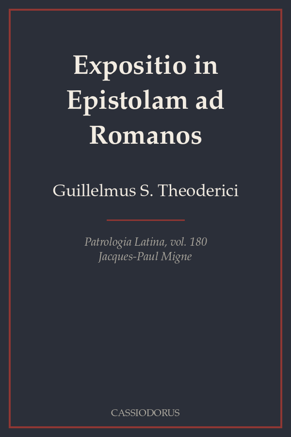 Expositio in Epistolam ad Romanos cover