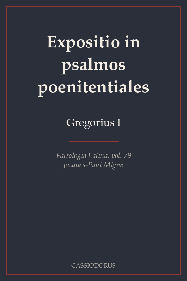 Expositio in psalmos poenitentiales cover