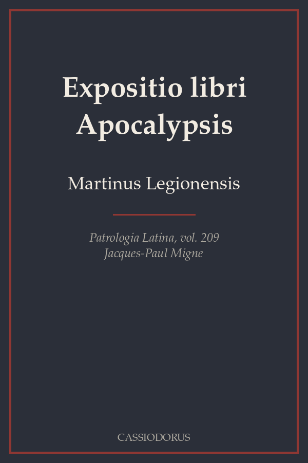 Expositio libri Apocalypsis cover