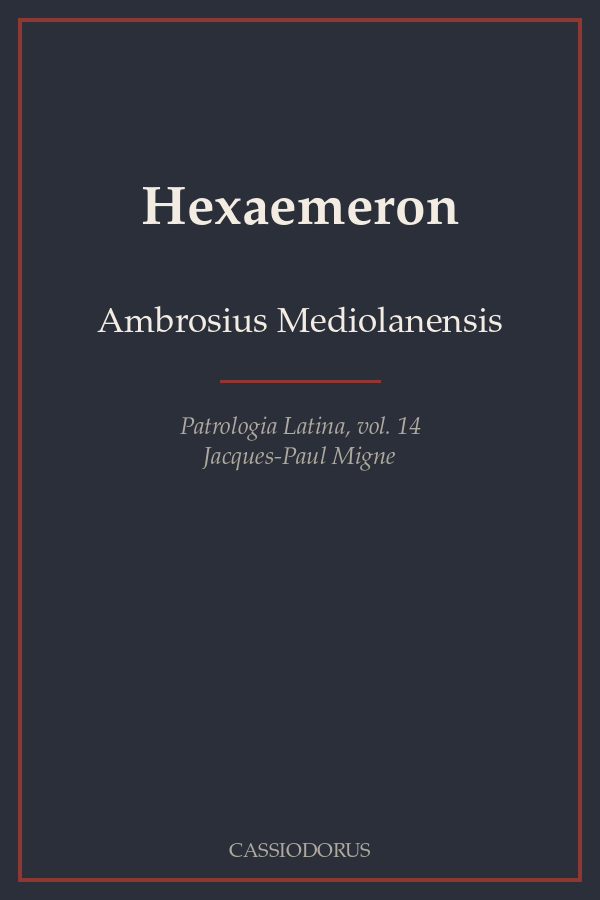 Hexaemeron cover