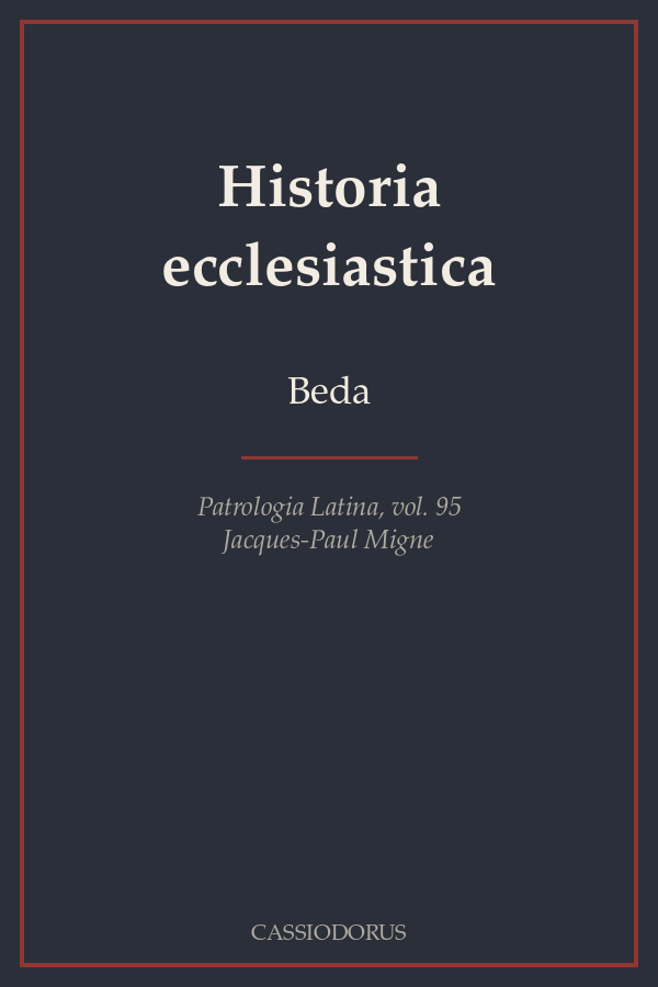 Historia ecclesiastica cover