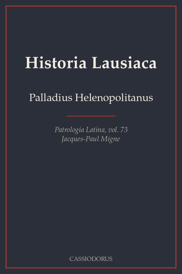 Historia Lausiaca cover