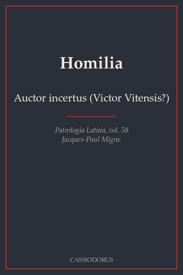 Homilia cover