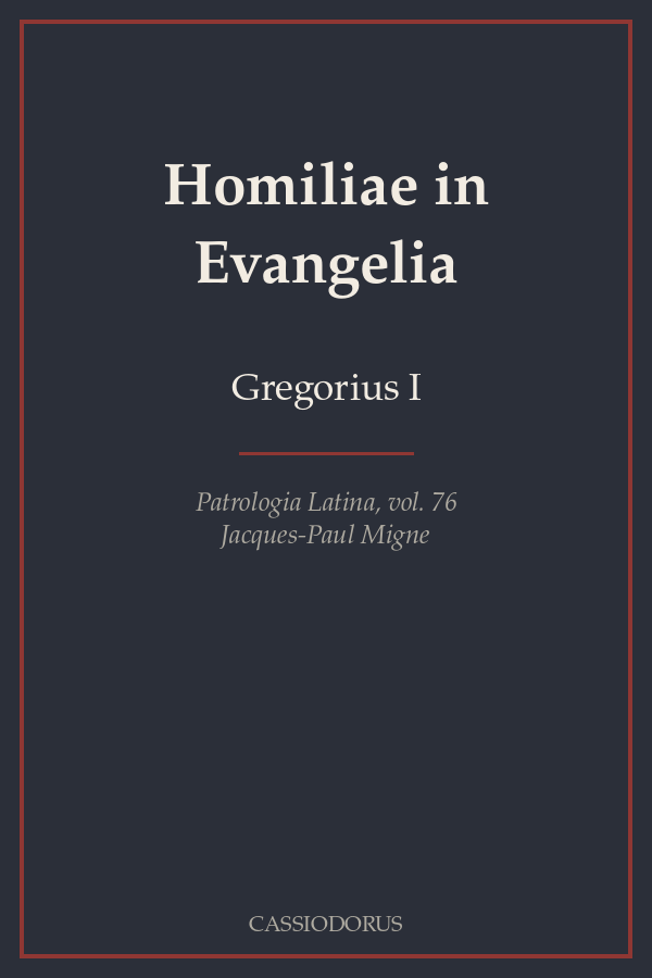 Homiliae in Evangelia cover