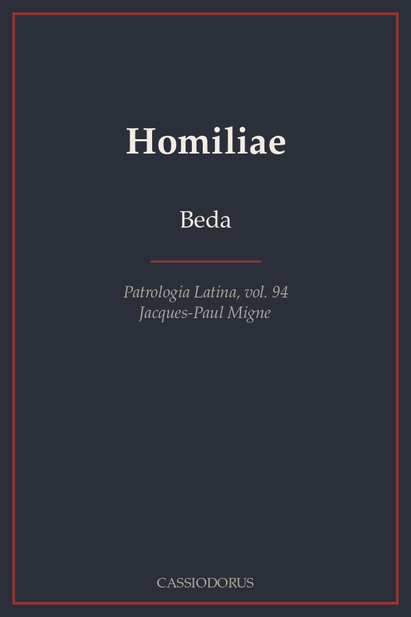 Homiliae cover
