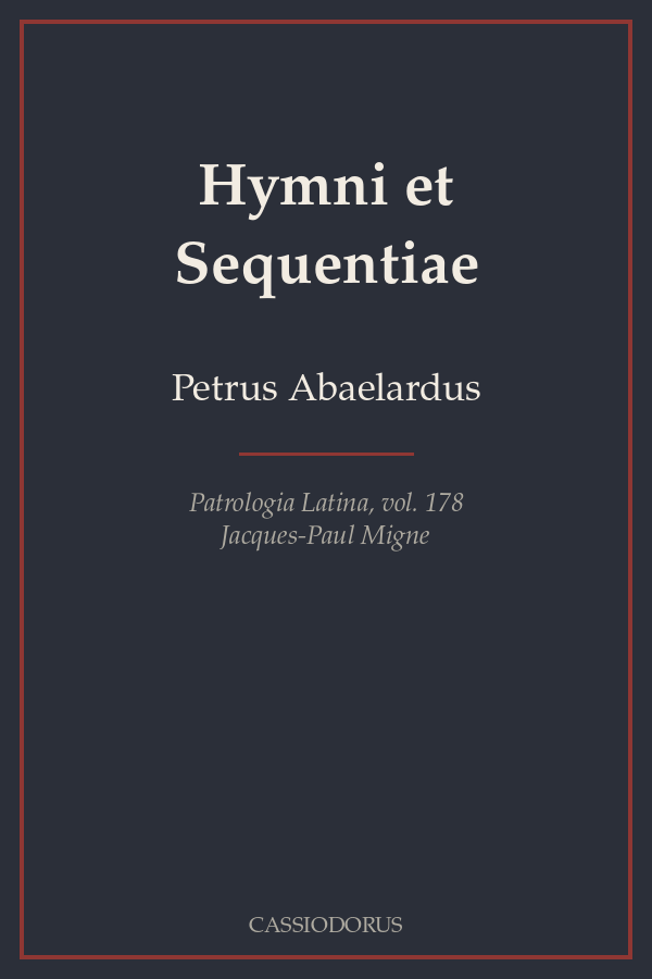 Hymni et Sequentiae cover