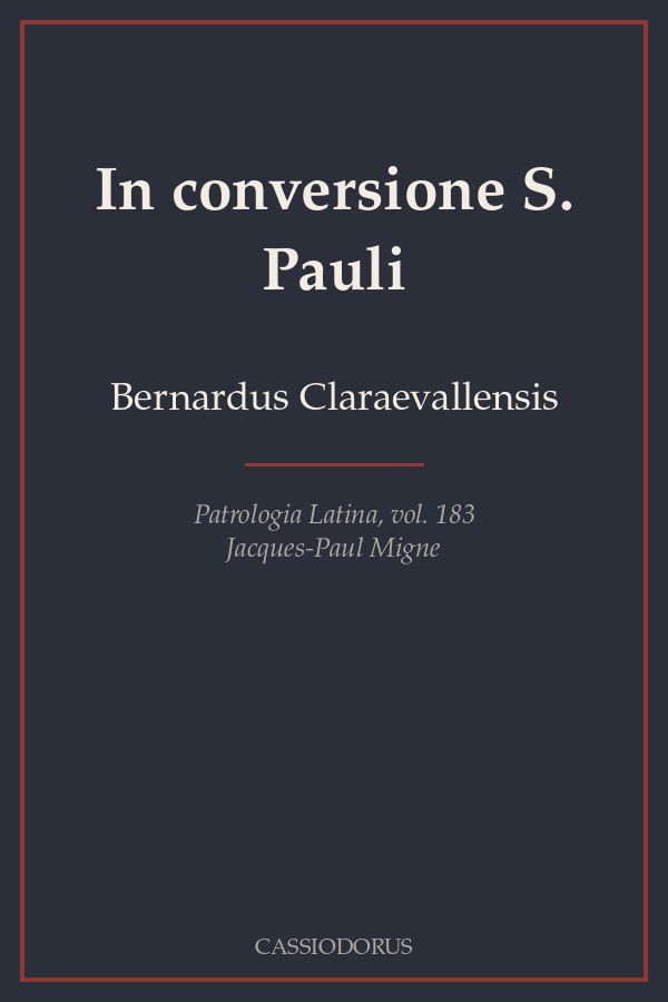 In conversione S. Pauli cover