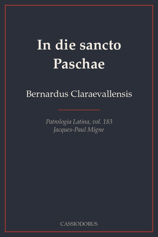 In die sancto Paschae cover