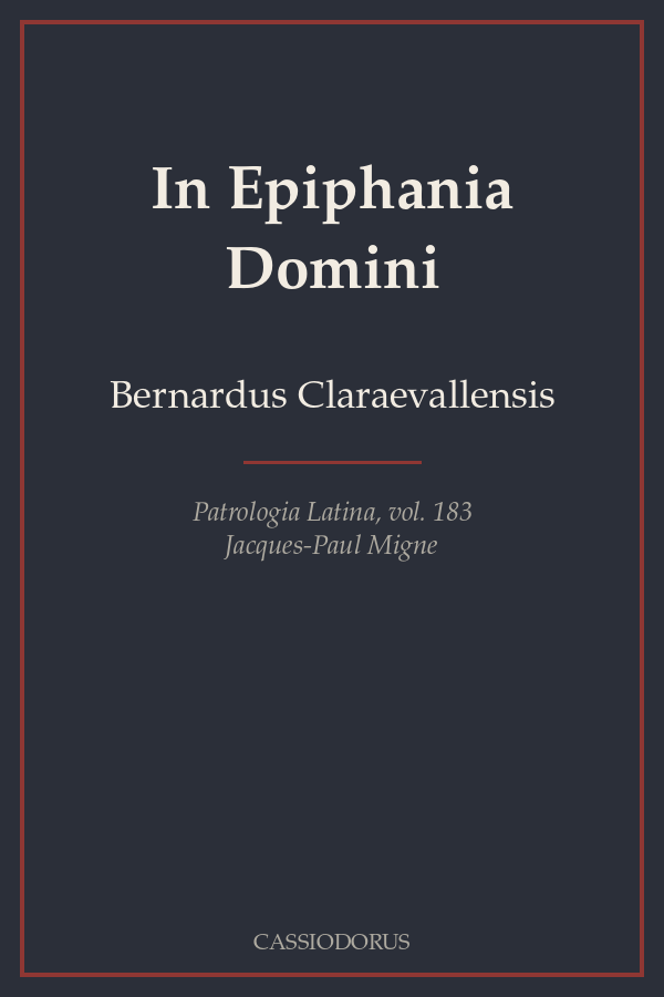 In Epiphania Domini cover