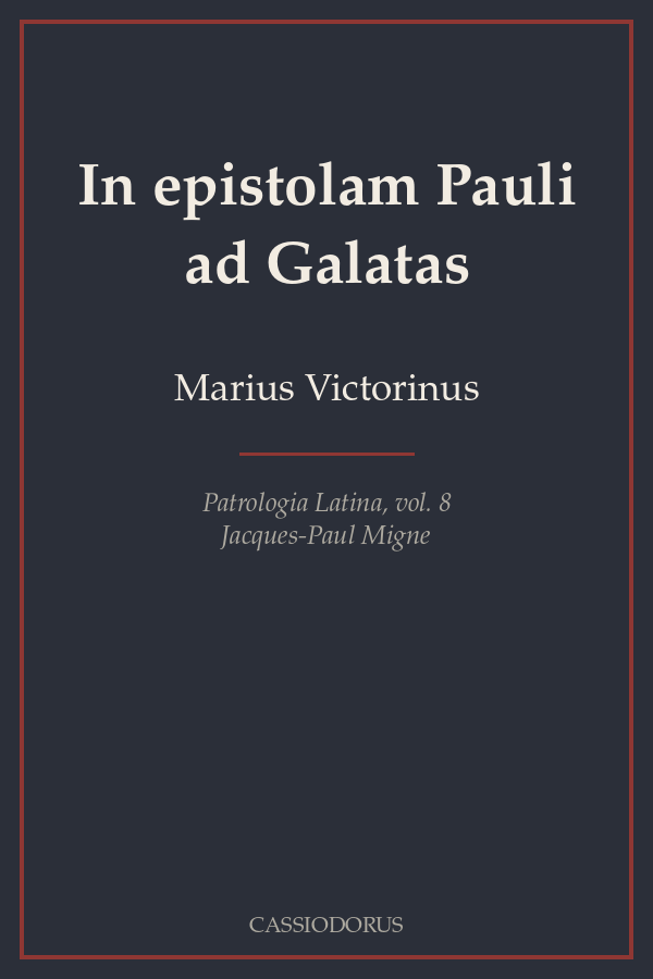 In epistolam Pauli ad Galatas cover