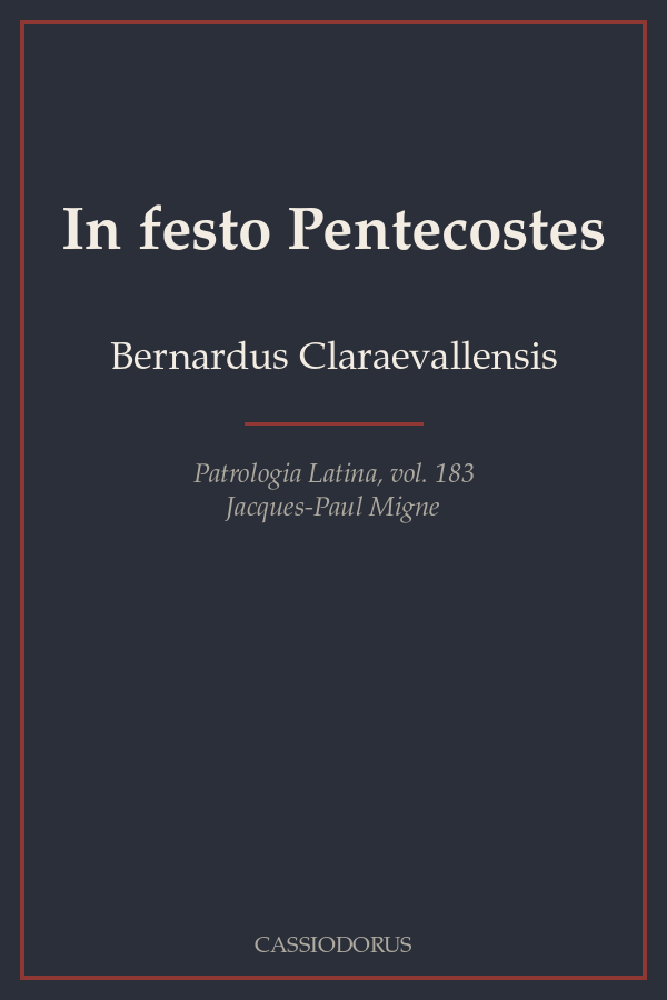 In festo Pentecostes cover