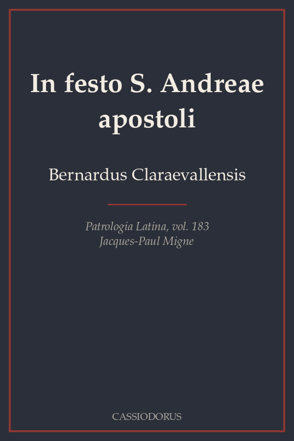 In festo S. Andreae apostoli cover