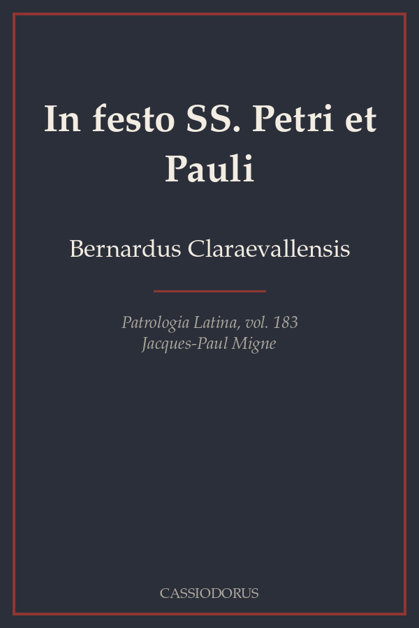 In festo SS. Petri et Pauli cover