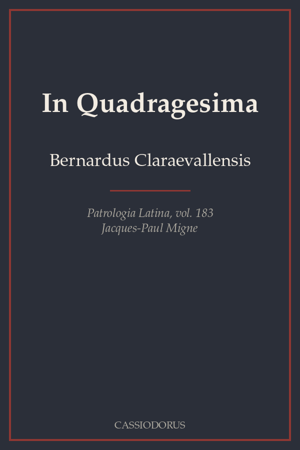 In Quadragesima cover