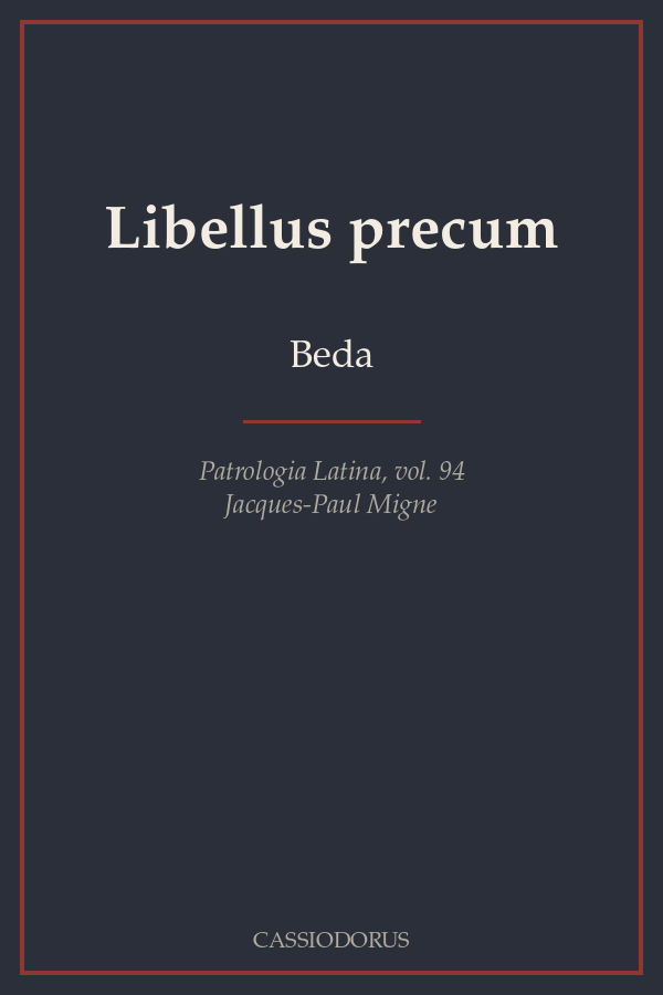 Libellus precum cover