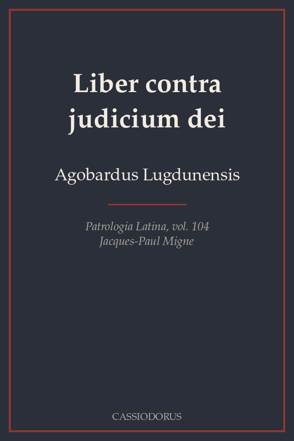 Liber contra judicium dei cover