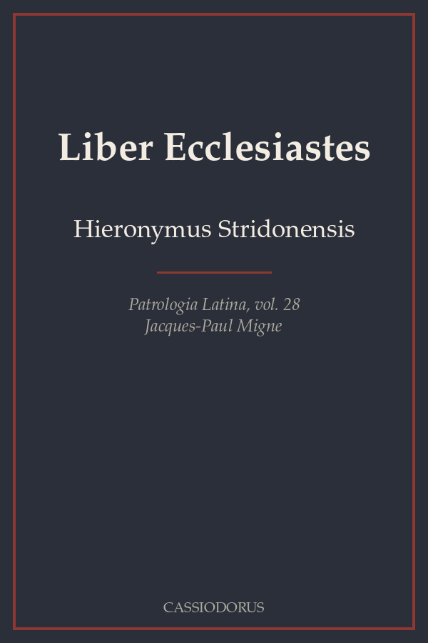 Liber Ecclesiastes cover