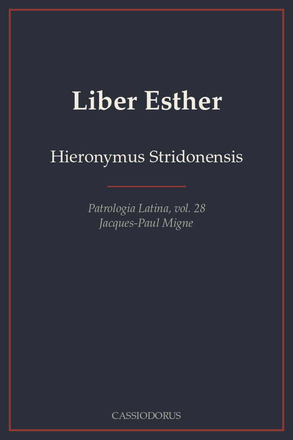 Liber Esther cover