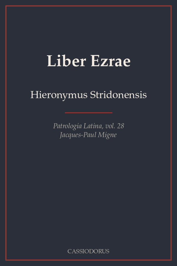 Liber Ezrae cover