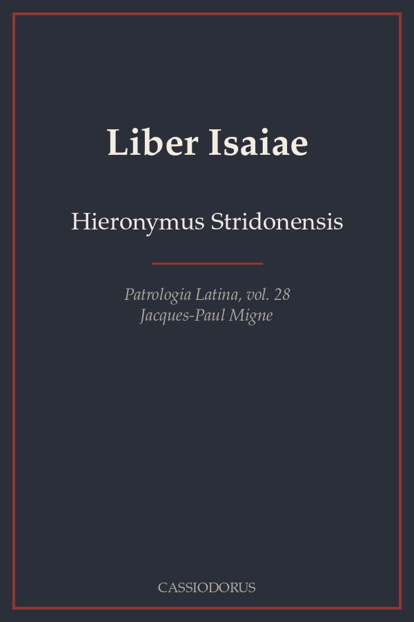 Liber Isaiae cover