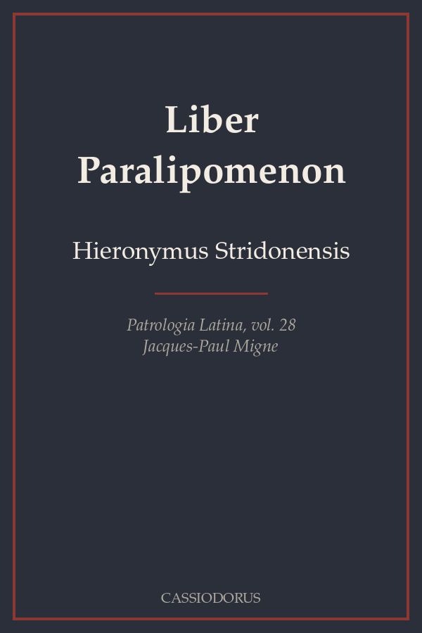 Liber Paralipomenon cover