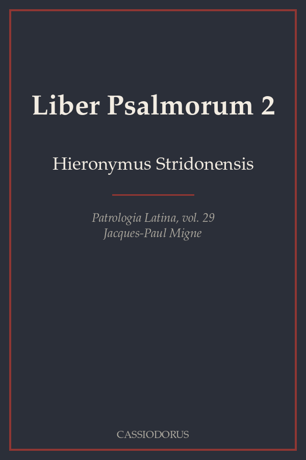 Liber Psalmorum 2 cover