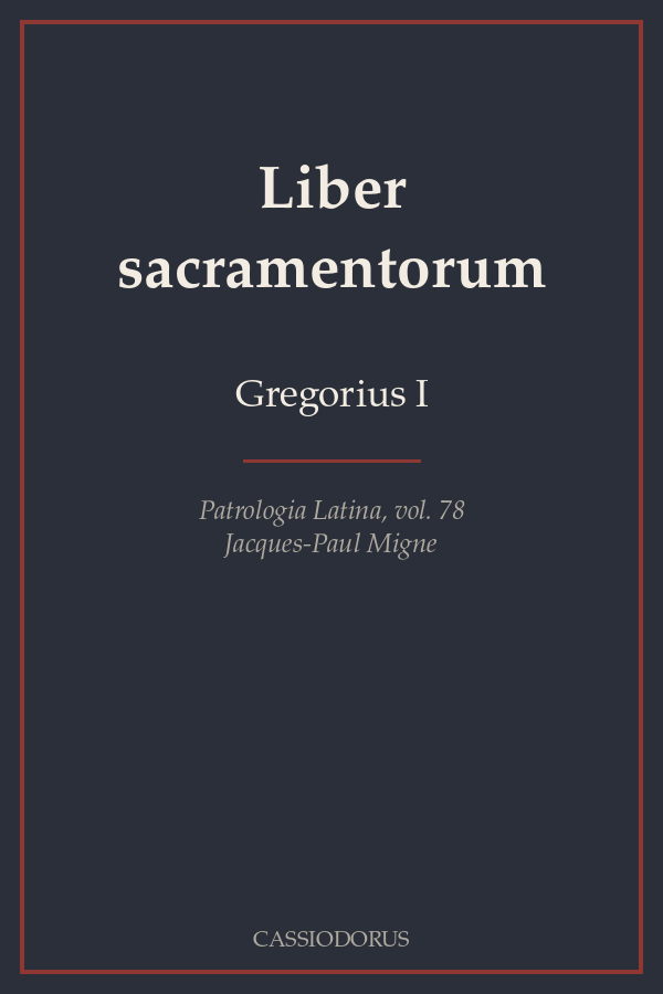 Liber sacramentorum cover