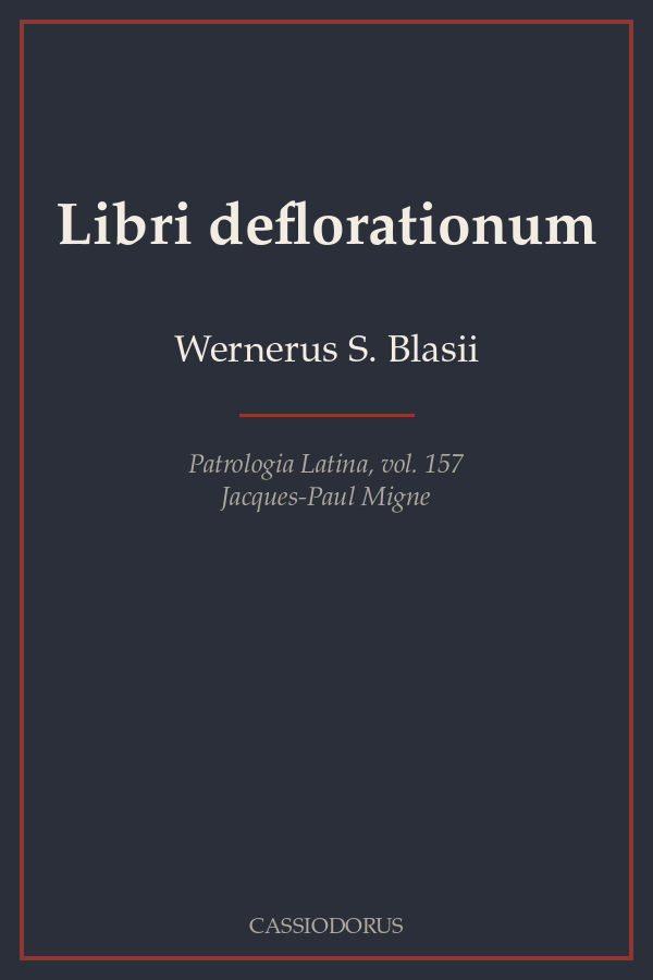 Libri deflorationum cover