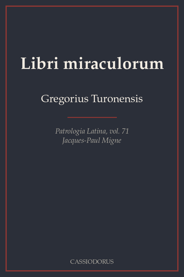 Libri miraculorum cover