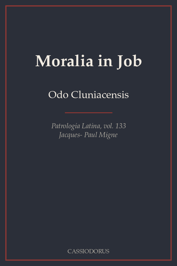 Moralia in Job cover