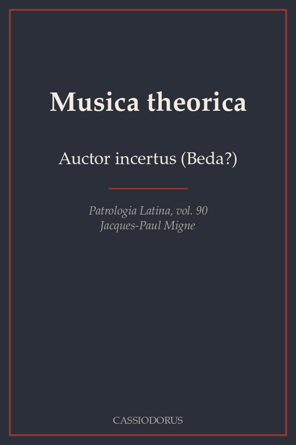 Musica theorica cover