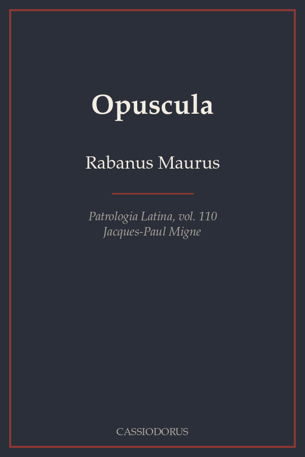 Opuscula cover