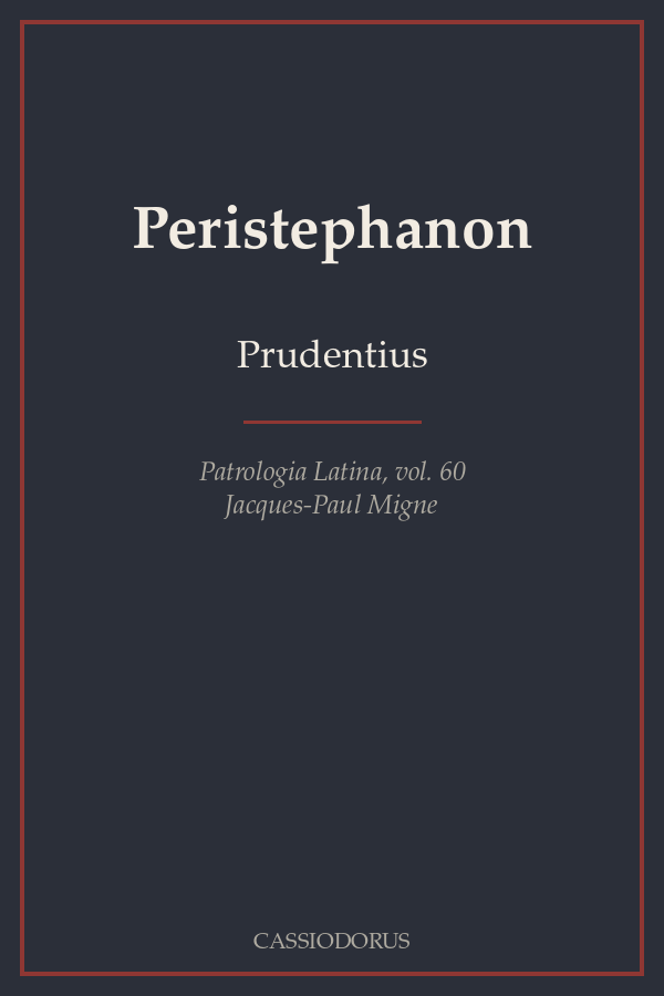 Peristephanon cover