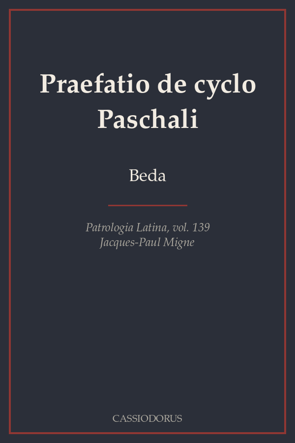 Praefatio de cyclo Paschali cover