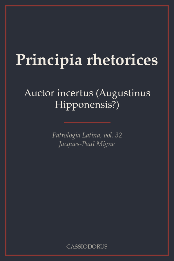Principia rhetorices cover